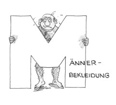 Comic Mnner-Bekleidung - gezeichnet von der Comic-Zeichnerin und Illustratorin Marion Lux, Berlin