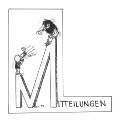 Comic Mitteilungen - gezeichnet von der Comic-Zeichnerin und Illustratorin Marion Lux, Berlin
